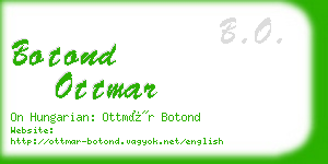 botond ottmar business card